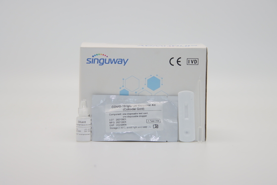 OEM rápido Singuway de Kit Igm Self Test Kit do teste do anticorpo de Igg do cotonete oral