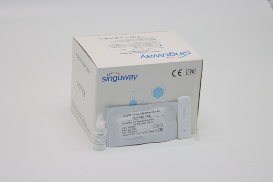 Teste rápido Kit Cassette ISO13485 do anticorpo do auto descartável alto da sensibilidade