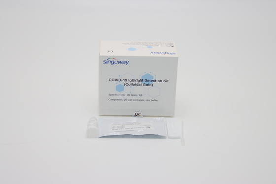 Do anticorpo rápido do laboratório da casa jogo de auto-teste ISO9001 de Kit Nasal Art Swab Test