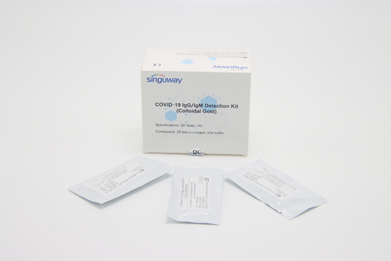 Teste rápido diagnóstico Kit Accuracy Over do anticorpo de Igg Igm 98%