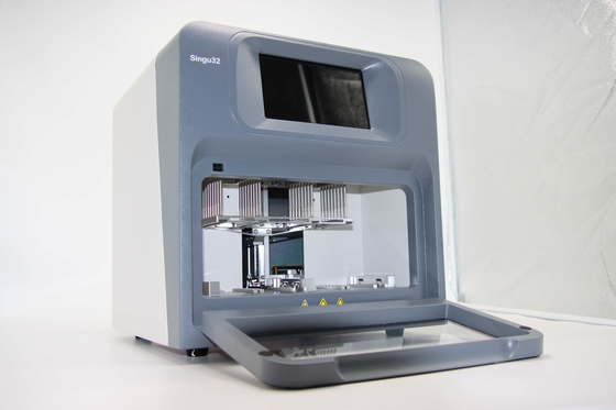 Equipamento de sistema ácido nucleico automático da extração do ADN do laboratório de FluA FluB 32 amostras