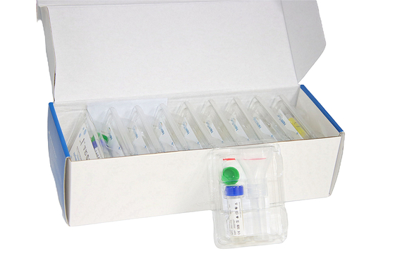 Recipiente rápido descartável do teste do jogo 5ml 10ml da amostra do vírus da coleção do ADN da saliva