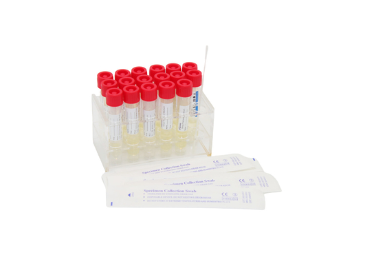 Vírus descartável do cotonete Nasopharyngeal da pilha que prova Kit Specimen Collection Tube 3mL