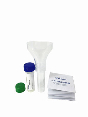 Tubo descartável do jogo 5/10mL da amostra do vírus da coleção da saliva do ADN