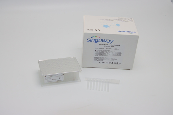 Extração ácida nucleica viral Kit Magnetic Bead Method ISO13485 do ADN de 48 amostras