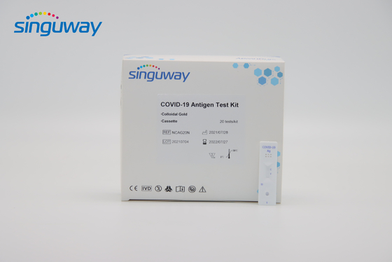 Jogo de auto-teste do teste da saliva de Kit Nasopharyngeal Swab Rapid Antigen do antígeno rápido dos piloros de H