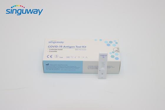 Do antígeno nasal da saliva do nariz da precisão gaveta rápida de Kit Colloidal Gold Hepatitis B do teste