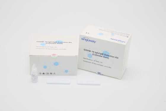 Uma etapa gaveta rápida ISO9001 de Kit Europe Approved Igm Test do teste do anticorpo de 15 minutos