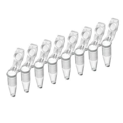 Tiras de tubo boas descartáveis plásticas do PCR dos acessórios do PCR do laboratório 8